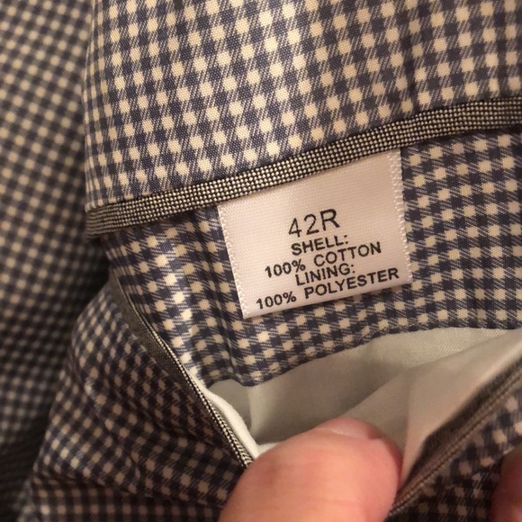 NWT -Saddlebred 42R Gray Chambray Cotton Sports Jacket - Picture 7 of 7